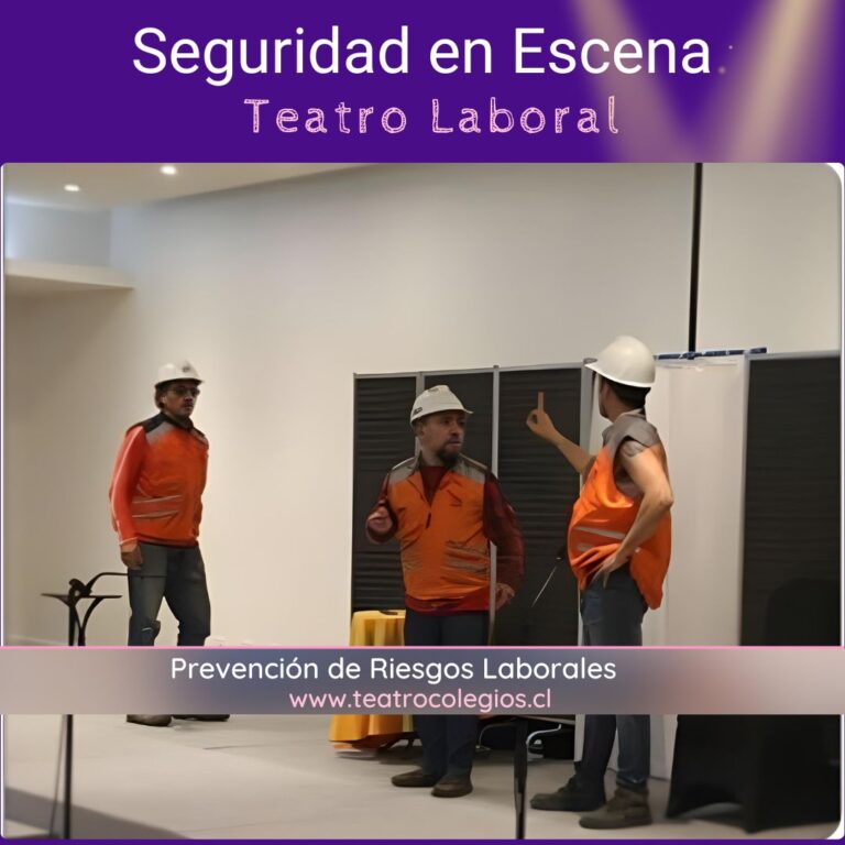 "Prevención en Escena: Teatro para un Trabajo Seguro" "Actuando por la Seguridad: Tu Salud, Nuestro Compromiso" "Teatro de Prevención: Conciencia en Cada Acto" "Seguridad en Acción: Prevención a Través del Teatro" "Escenarios Seguros: Dramatizando la Prevención Laboral" "Teatro y Prevención: Un Dueto para tu Bienestar" "Actuamos por tu Seguridad: Prevención con Impacto" "Más que Teatro: Prevención y Seguridad Laboral en Escena" "Conciencia en el Escenario: Prevención Laboral con Teatro" "Seguridad en Primer Plano: Teatro para un Trabajo Sin Riesgos"